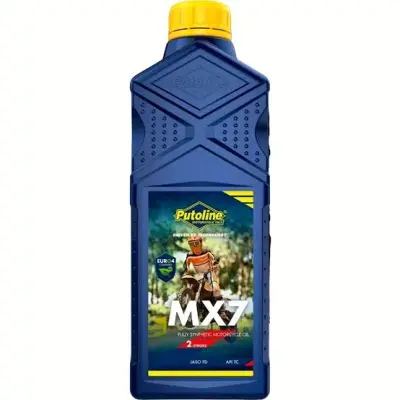 PUTOLINE MX7 שמן מנוע לאופנוע 2 פעימות 1 ליטר